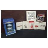8 HALLMARK  CHRISTMAS ORNAMENTS