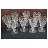 vintage Jeannette Glassware, specifically water