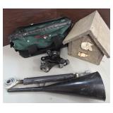 Birdhouse,  Rollers, Oil Funnel