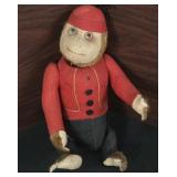 antique Schuco Yes/No Bellhop Monkey