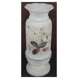 Bristol Glass 7" Vase Hand Painted