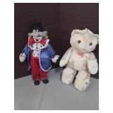 vintage handmade patchwork quilt teddy bear