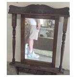 HAT HANGER WITH MIRROR
