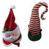 Santa & Elf Hat Christmas Decor
