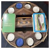 Antique Poker Chip Set