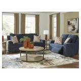 Ashley Danum Ink DBL Recling Sofa & Love Seat