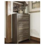 Ashley Juararo Drark Brown  5-Drawer Chest