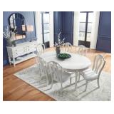 Ashley Montelaine Oval Dining Room & 6 Chairs