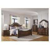 King Ashley Lavinton 4-Pc Poster Bedroom Group