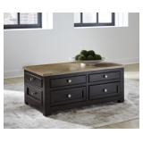 Drazmine Dark Chocolate Lift Top Coffee Table