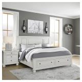 Queen Robbinsdale Storage Bed & Nightstand Set