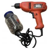 B & Decker Drill & Bits WORKING