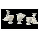 Five Fingers Vase & Westmoreland Chicken Egg