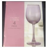 (4) PCS Calabrian Lavender 14.5 Ounce Wine Goblet