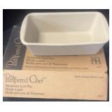 The Pampered Chef Stoneware Loaf Pan