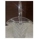 Vintage Crystal Basket Diamond Pattern With