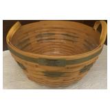 Longaberger Lined Popcorn Basket
