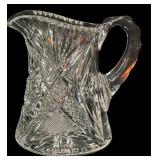 American Brilliant Cut Glass Pitcher