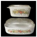 (4) Pc Vintage Spice of Life Corning Ware