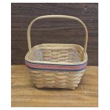 LINED LONGABERG BASKET 6 1/2 X6 1/2