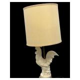 Ceramic Rooster Lamp