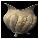 Brass Footed Pot