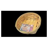 Round Longaberger Classic Basket