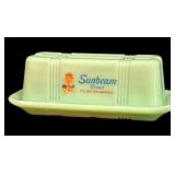 Jadeite Sunbeam Butter Dish