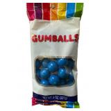 (4) Bags Dark Blue Gumball Gusset Bag
