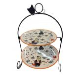 Temptations 2 Tier Halloween Tray