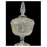 Heavy Cleat Cut Crystal wï¿½ Lid