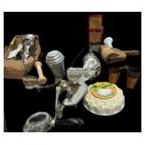 (2) Sausage Grinders Mini Copper Glasses,