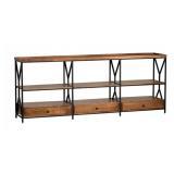 $1,399 Crestview Farley 84" Console Cabinet