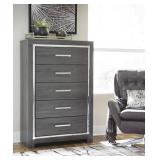 Lodanna Hollywood Glamour 5-Drawer Chest