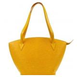 Louis Vuitton Yellow Epi Saint Jacques Bag