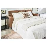 Queen Sized Bolsena Leather Sleeper Sofa