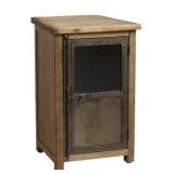 $549 Crestview Butler 18" Fireside Table W/ Door