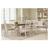 Ashley Shaybrock Dining Room EXT Table 6 Chairs