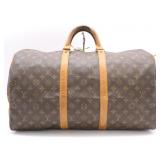 Louis Vuitton Monogram Keepall 50 Boston Bag