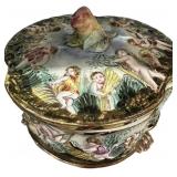 Capodimonte Lidded Bowl