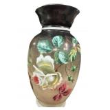 Hand Painted Rose Vase