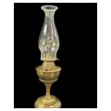 1800s Antique Brass Lamp