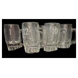 (8) Numbered Mugs