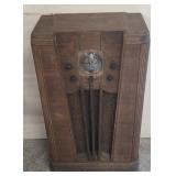 Antique Floor Model Radio