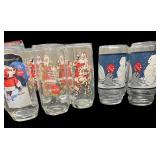 (2) Sets of (6) pc Coca Cola Glasses