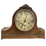 Beautiful Antique Oak Mantle Clock