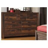 Ashley Quinden Rustic Dresser Base