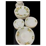 32 pc Kensington Staffordshire Ironstone Dishes