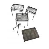 Wrought Iron Stack Table Set