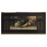 Antique Framed Fruit
